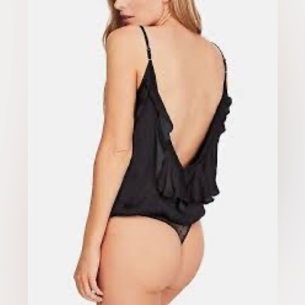 Free People| Ruffled Backless Bodysuit - Picture 2 of 11